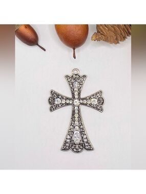 Sparkling Cross Pendant. Please SEE VIDEO!